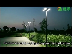 Lampada da giardino con sensore di energia solare a LED per esterni impermeabile trifoglio nuovo elencato